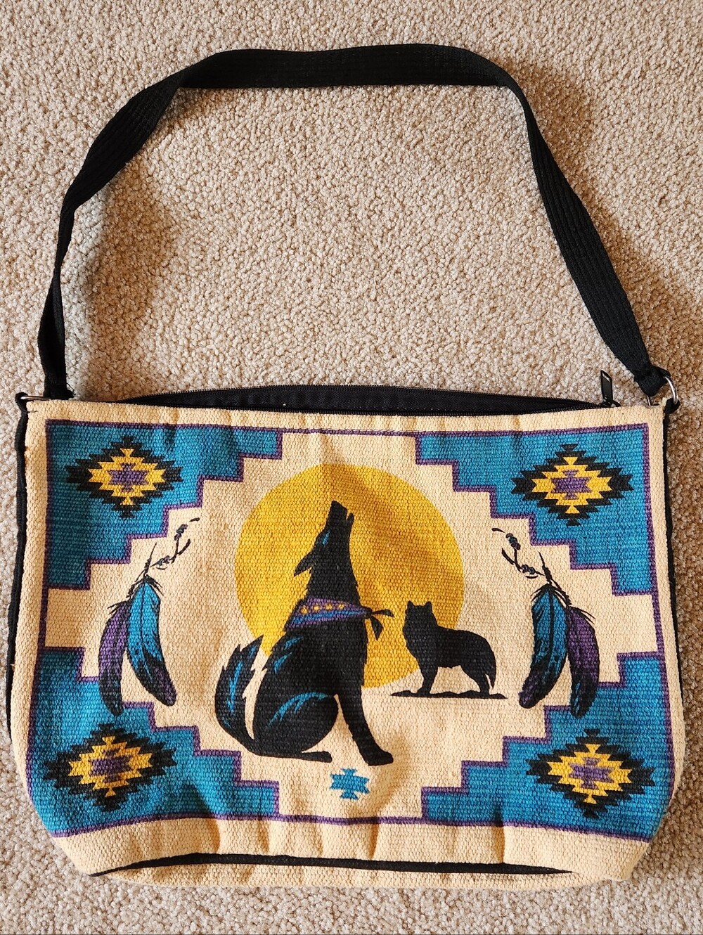 Boho Southwest Design Canvas Bag